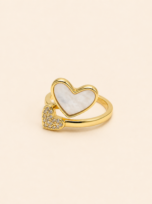 Tini-Tiny Heartstone Ring