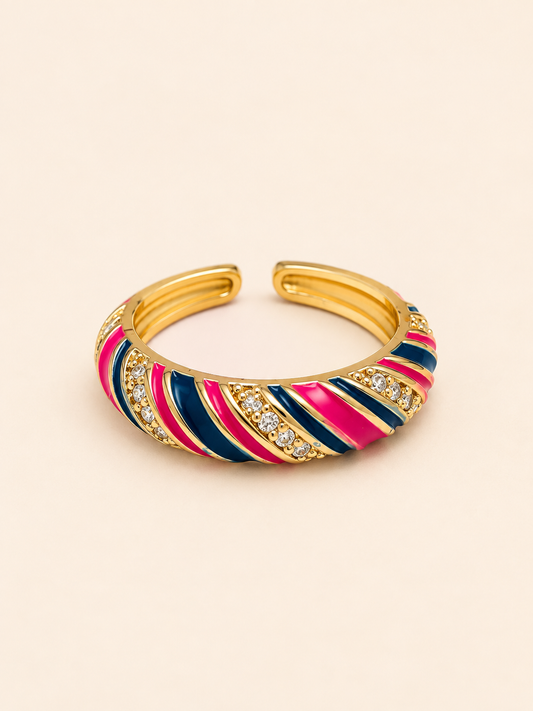 Twist Bloom Pink Cuff
