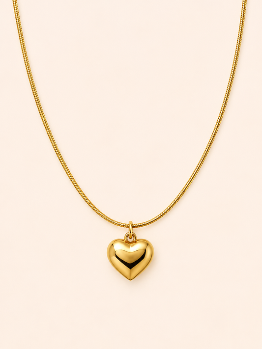 Luxe Heart Pendant Necklace