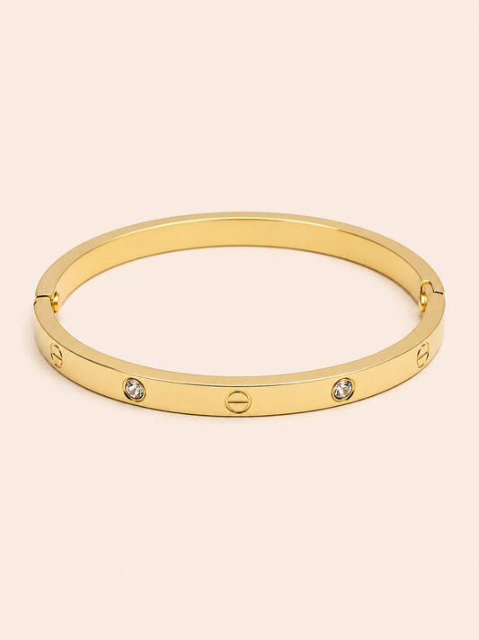 Aurelia Signature Crystal Bangle