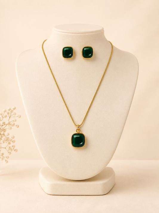 Evergreen Emerald Elegance Set