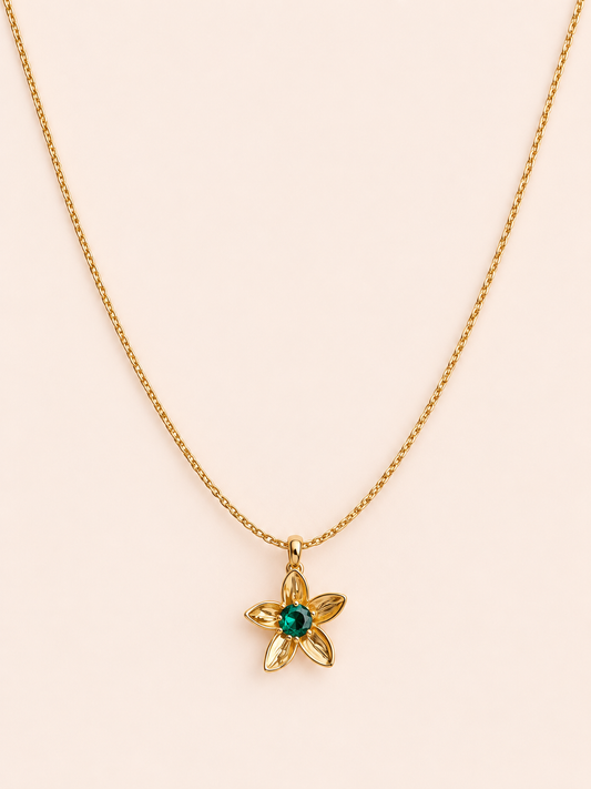 Jade Flora Pendant