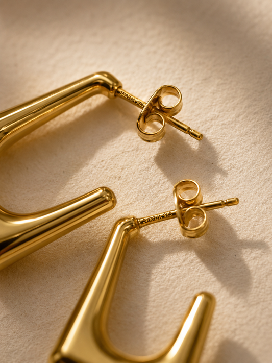 Contour Square Hoops