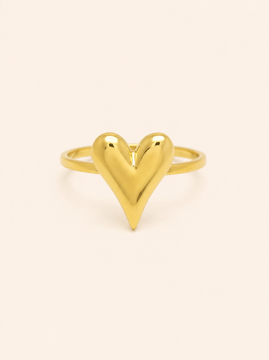 Sculpted Love Ring