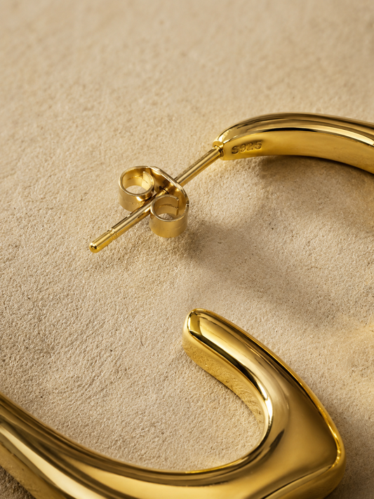 Sculptura Gold Hoops