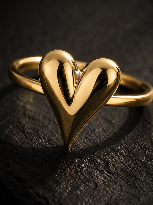 Sculpted Love Ring