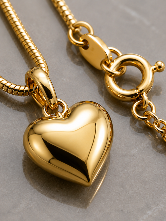 Luxe Heart Pendant Necklace