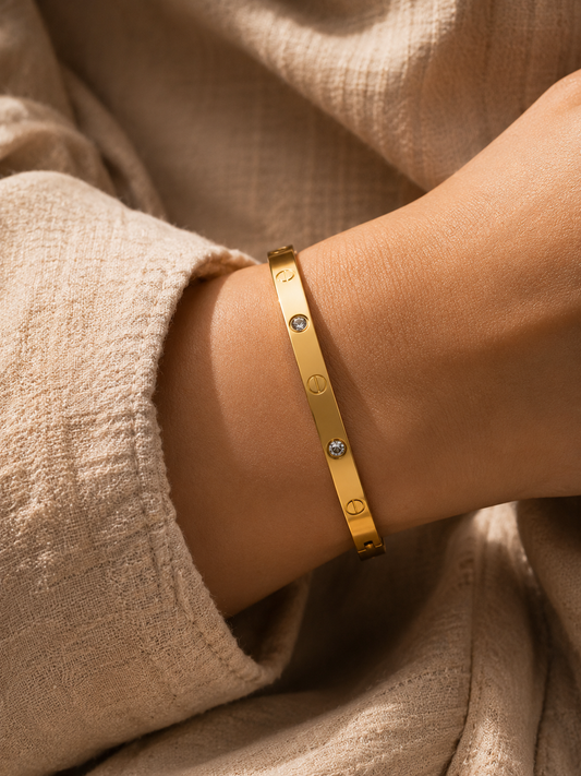 Aurelia Signature Crystal Bangle