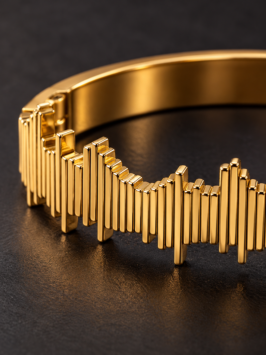 Frequency Bangle Bracelet