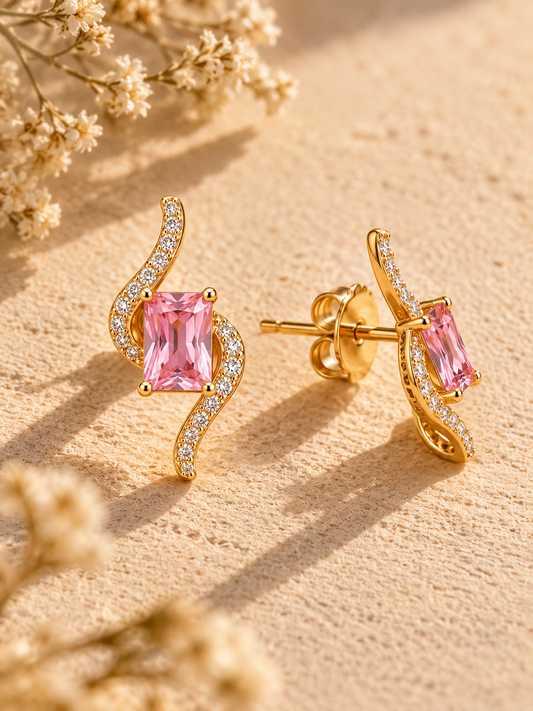 Pink Elara Earrings