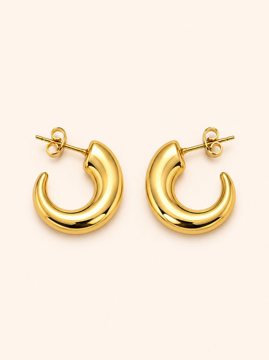 The Golden Arc Hoops