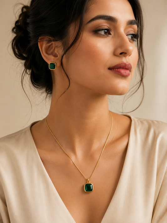 Evergreen Emerald Elegance Set